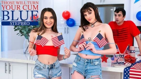 Lana & Sera: Stepbro Cum Dye Fun - Episode 1