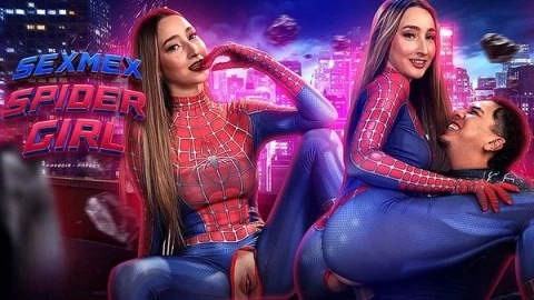 Spidergirl fun: Captivating web action and roleplay